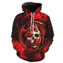 Load image into Gallery viewer, 3D Skull Hoodie Collection V9