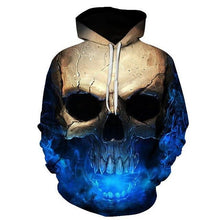 Load image into Gallery viewer, 3D Skull Hoodie Collection V9