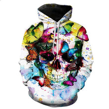 Load image into Gallery viewer, 3D Skull Hoodie Collection V9