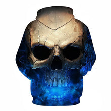 Load image into Gallery viewer, 3D Skull Hoodie Collection V9