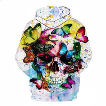 Load image into Gallery viewer, 3D Skull Hoodie Collection V9