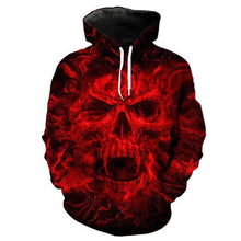 Load image into Gallery viewer, 3D Skull Hoodie Collection V10
