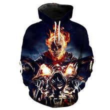 Load image into Gallery viewer, 3D Skull Hoodie Collection V10