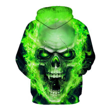 Load image into Gallery viewer, 3D Skull Hoodie Collection V10