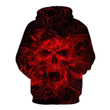 Load image into Gallery viewer, 3D Skull Hoodie Collection V10