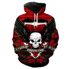 Load image into Gallery viewer, 3D Skull Hoodie Collection V11
