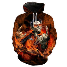 Load image into Gallery viewer, 3D Skull Hoodie Collection V11
