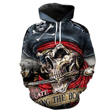 Load image into Gallery viewer, 3D Skull Hoodie Collection V11