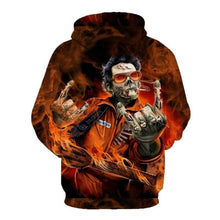 Load image into Gallery viewer, 3D Skull Hoodie Collection V11