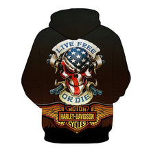 Load image into Gallery viewer, 3D Skull Hoodie Collection V11