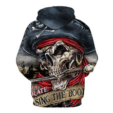 Load image into Gallery viewer, 3D Skull Hoodie Collection V11