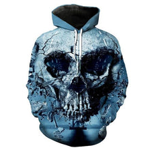 Load image into Gallery viewer, 3D Skull Hoodie Collection V12