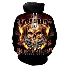 Load image into Gallery viewer, 3D Skull Hoodie Collection V12