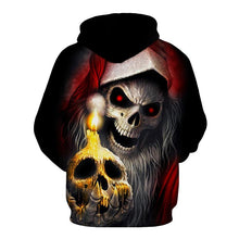 Load image into Gallery viewer, 3D Skull Hoodie Collection V12