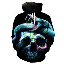 Load image into Gallery viewer, 3D Skull Hoodie Collection V20