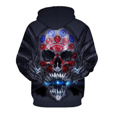 Load image into Gallery viewer, 3D Skull Hoodie Collection V20