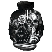 Load image into Gallery viewer, 3D Skull Hoodie Collection V18