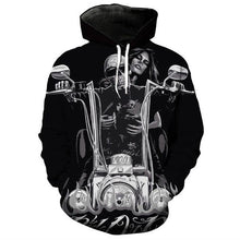 Load image into Gallery viewer, 3D Skull Hoodie Collection V18