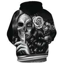 Load image into Gallery viewer, 3D Skull Hoodie Collection V19