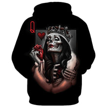 Load image into Gallery viewer, 3D Skull Hoodie Collection V19
