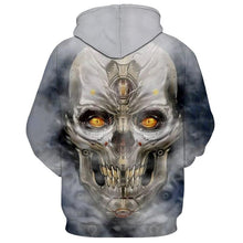 Load image into Gallery viewer, 3D Skull Hoodie Collection V13