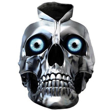Load image into Gallery viewer, 3D Skull Hoodie Collection V14