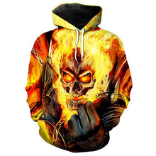 Load image into Gallery viewer, 3D Skull Hoodie Collection V14