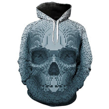 Load image into Gallery viewer, 3D Skull Hoodie Collection V14