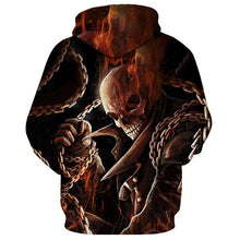 Load image into Gallery viewer, 3D Skull Hoodie Collection V14