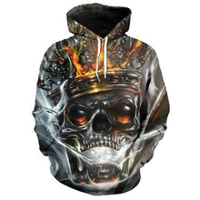 Load image into Gallery viewer, 3D Skull Hoodie Collection V15
