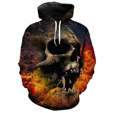 Load image into Gallery viewer, 3D Skull Hoodie Collection V15