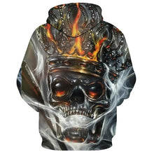 Load image into Gallery viewer, 3D Skull Hoodie Collection V15