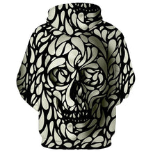 Load image into Gallery viewer, 3D Skull Hoodie Collection V16