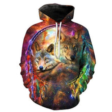 Load image into Gallery viewer, 3D Wolf Hoodie Collection V1