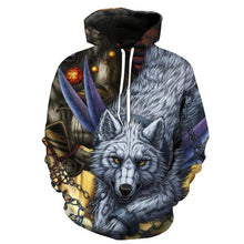 Load image into Gallery viewer, 3D Wolf Hoodie Collection V1