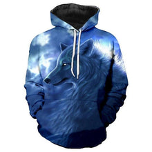 Load image into Gallery viewer, 3D Wolf Hoodie Collection V1