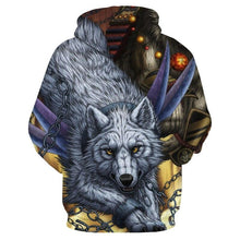 Load image into Gallery viewer, 3D Wolf Hoodie Collection V1