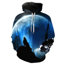 Load image into Gallery viewer, 3D Wolf Hoodie Collection V2
