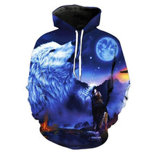 Load image into Gallery viewer, 3D Wolf Hoodie Collection V2