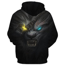 Load image into Gallery viewer, 3D Wolf Hoodie Collection V2