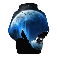 Load image into Gallery viewer, 3D Wolf Hoodie Collection V2