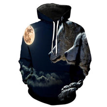 Load image into Gallery viewer, 3D Wolf Hoodie Collection V10