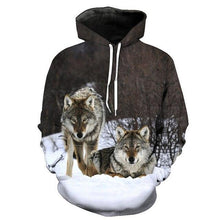 Load image into Gallery viewer, 3D Wolf Hoodie Collection V10