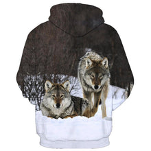Load image into Gallery viewer, 3D Wolf Hoodie Collection V10