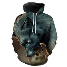 Load image into Gallery viewer, 3D Wolf Hoodie Collection V11