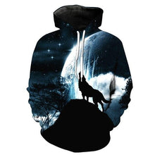 Load image into Gallery viewer, 3D Wolf Hoodie Collection V11