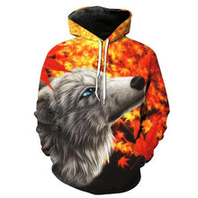 Load image into Gallery viewer, 3D Wolf Hoodie Collection V11