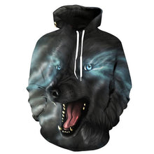 Load image into Gallery viewer, 3D Wolf Hoodie Collection V22