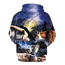 Load image into Gallery viewer, 3D Wolf Hoodie Collection V22