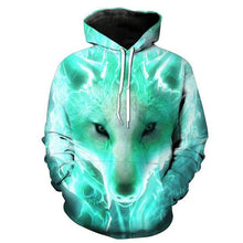 Load image into Gallery viewer, 3D Wolf Hoodie Collection V21